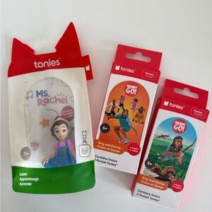 Ms. Rachel and Danny Go! Tonies Bundle